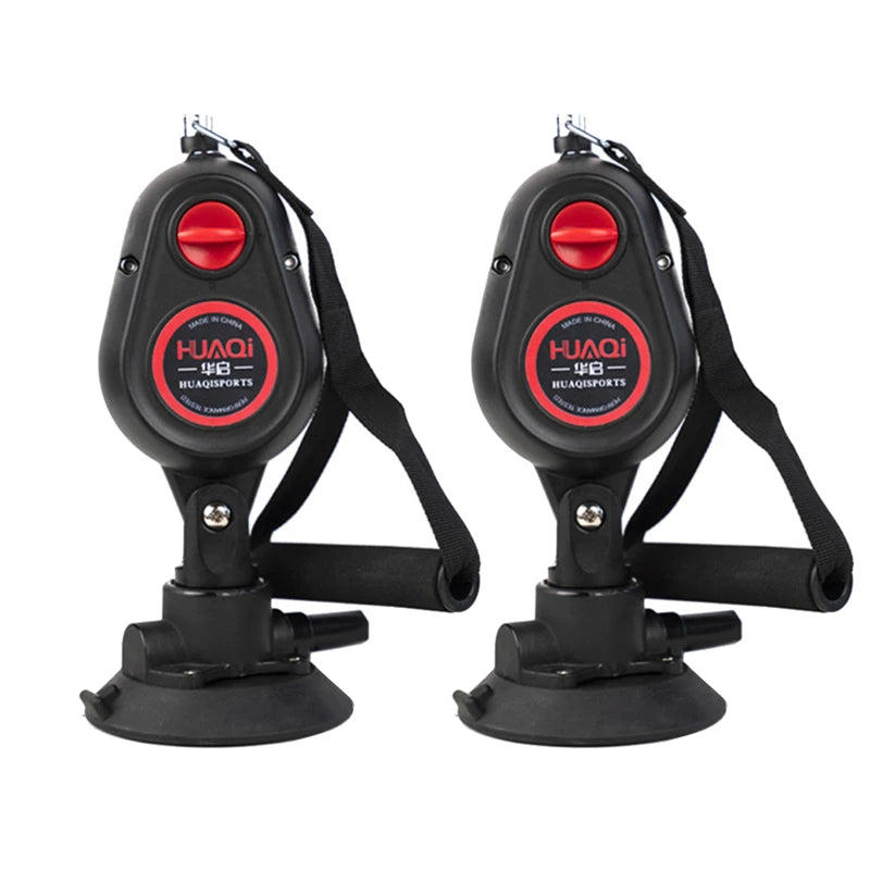 Entrenador de cuerda de tracción con resistencia para fitness con ventosa