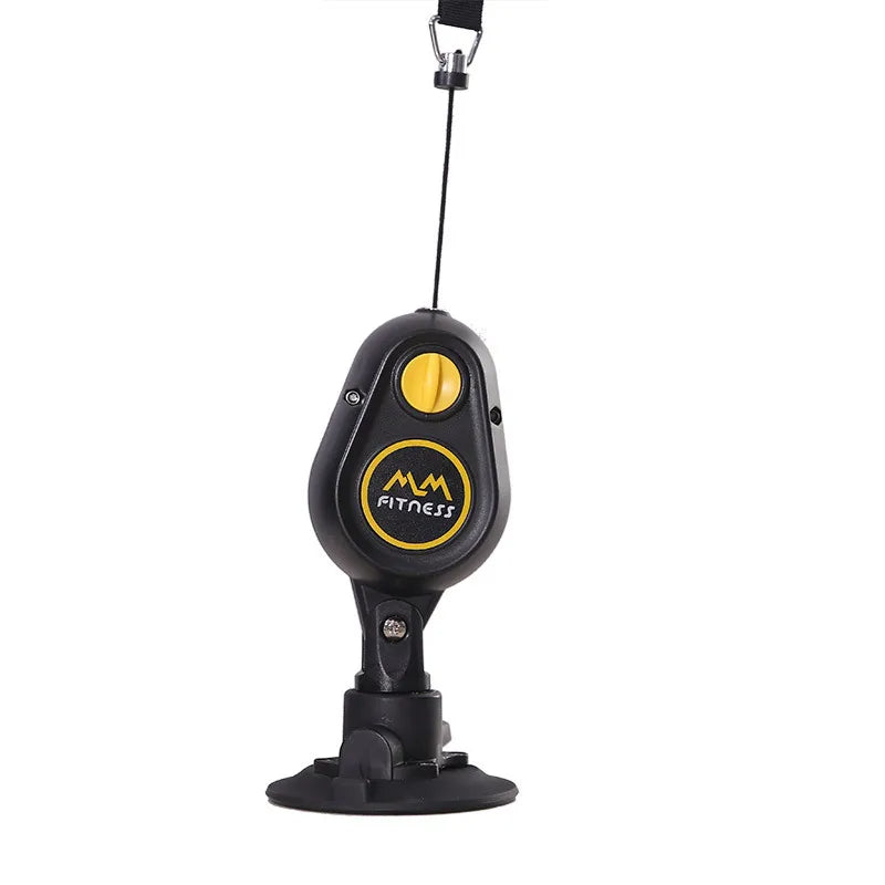 Entrenador de cuerda de tracción con resistencia para fitness con ventosa