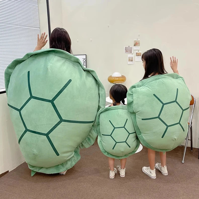 Almohada de peluche caparazón de tortuga