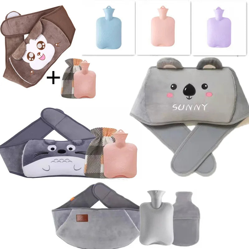 Faja con bolsa de agua caliente