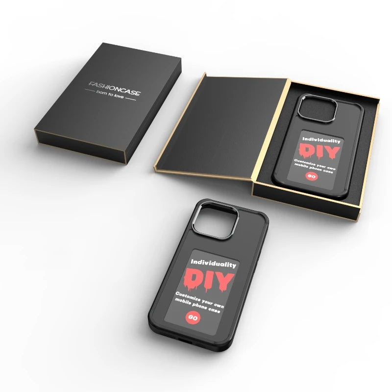 Funda de móvil personalizable de tinta electrónica