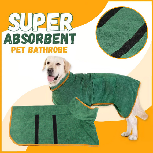 Albornoz toalla para perros