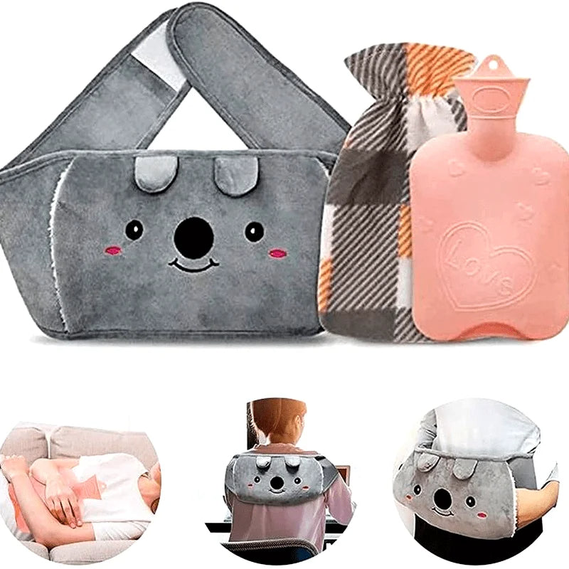 Faja con bolsa de agua caliente