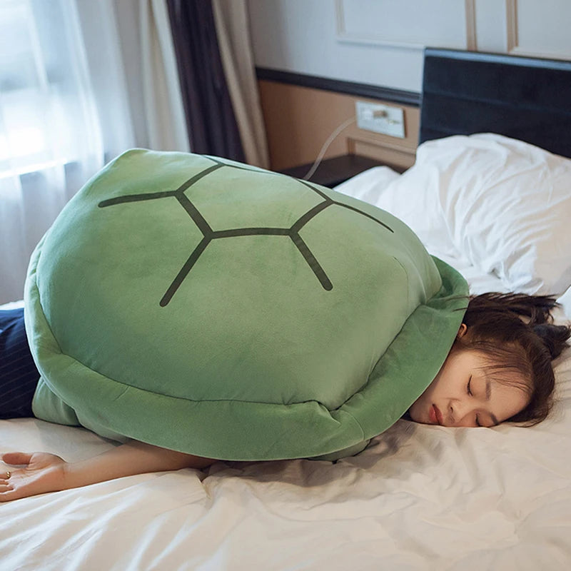 Almohada de peluche caparazón de tortuga