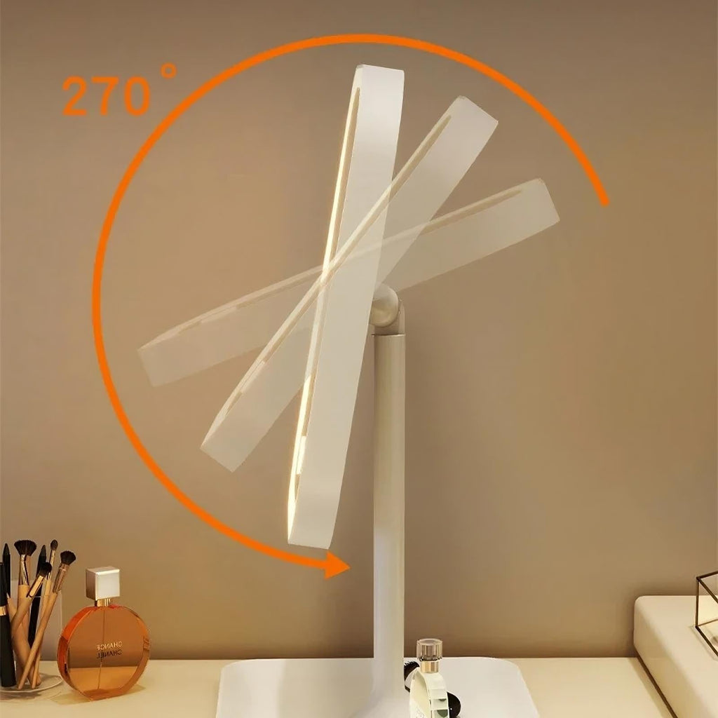 Espejo de maquillaje LED