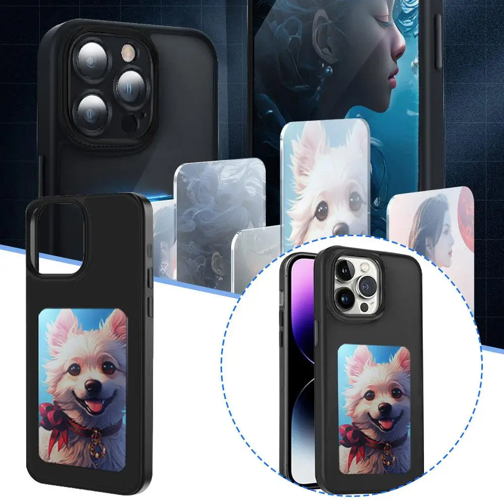 Funda de móvil personalizable de tinta electrónica