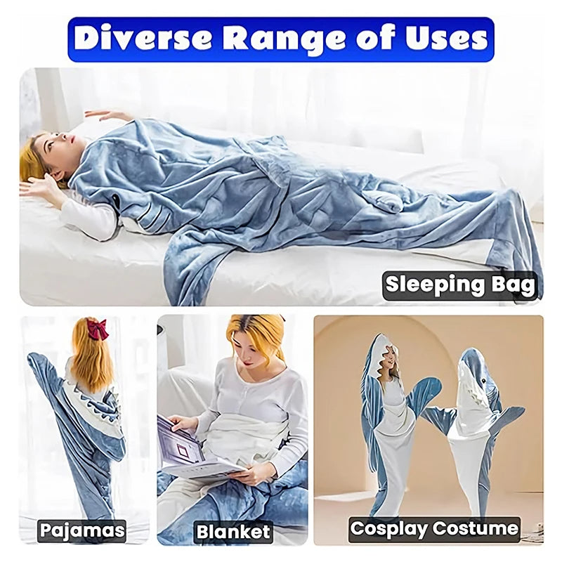 Manta tiburón para dormir