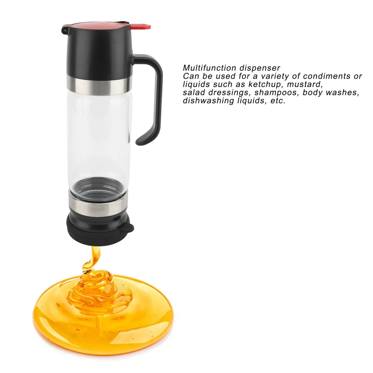 Dispensador de miel con asa antigoteo