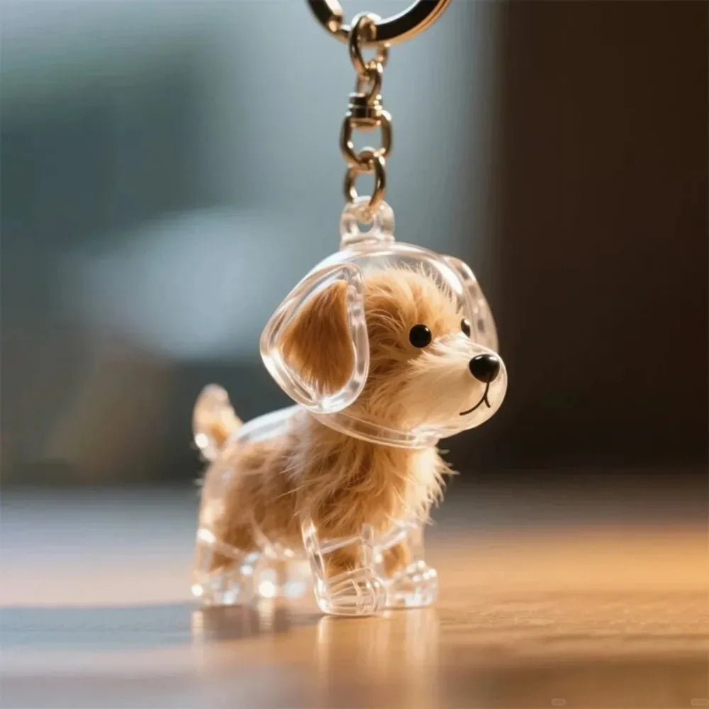 Llavero con Pelo de Mascota