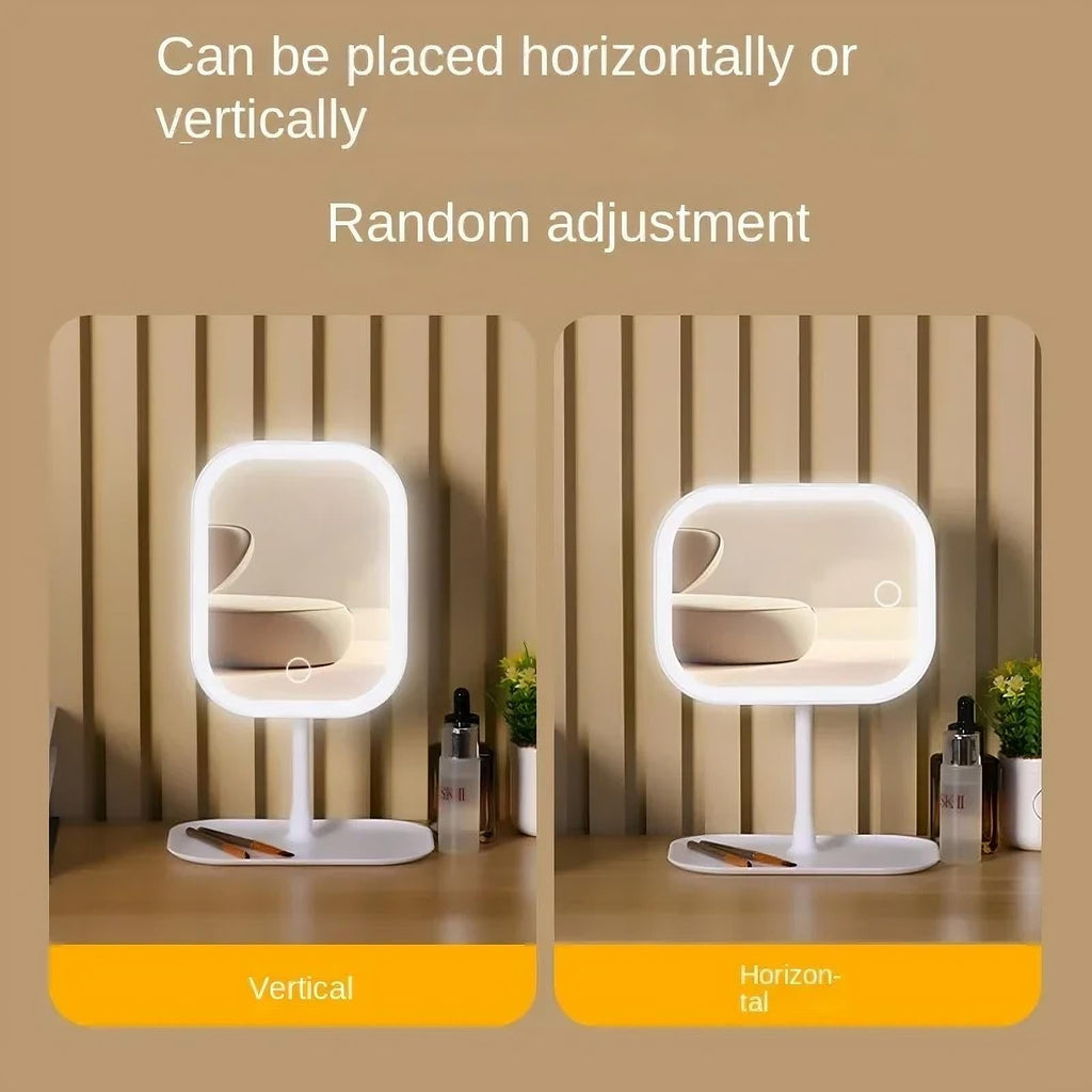 Espejo de maquillaje LED