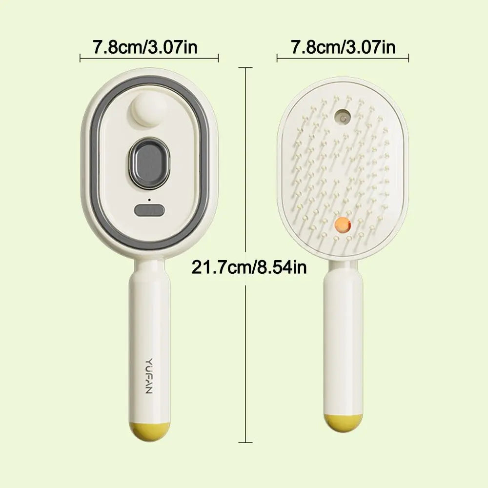 Peine eléctrico duradero con espray y masaje para el cuidado del cabello