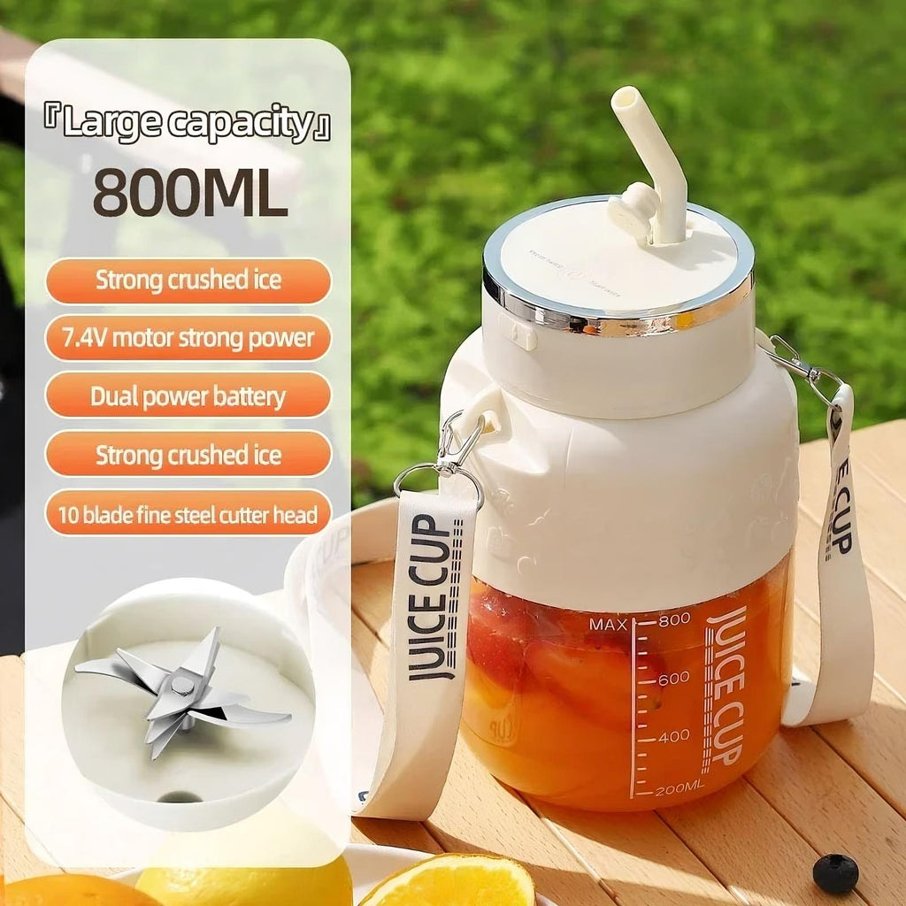 Vaso licuadora portátil para fruta