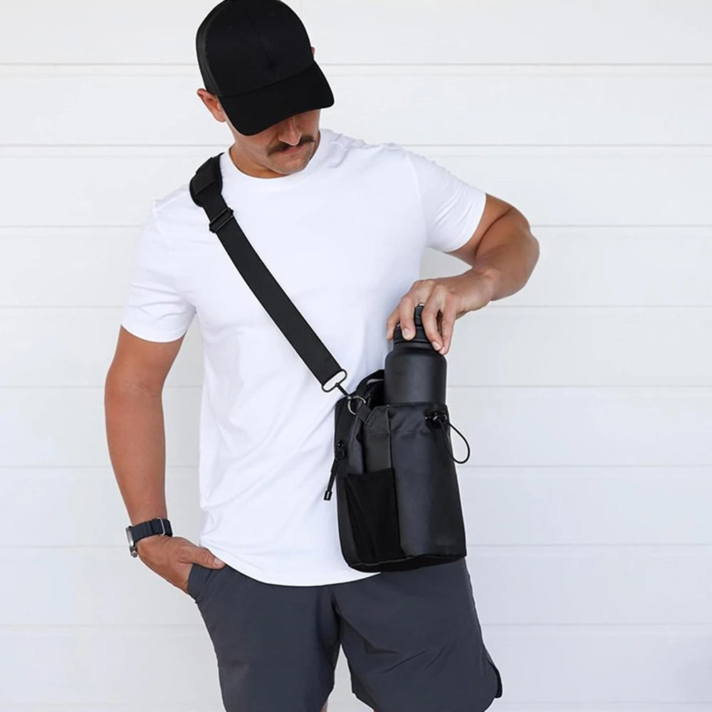 Funda magnética para botella de agua para el gimnasio