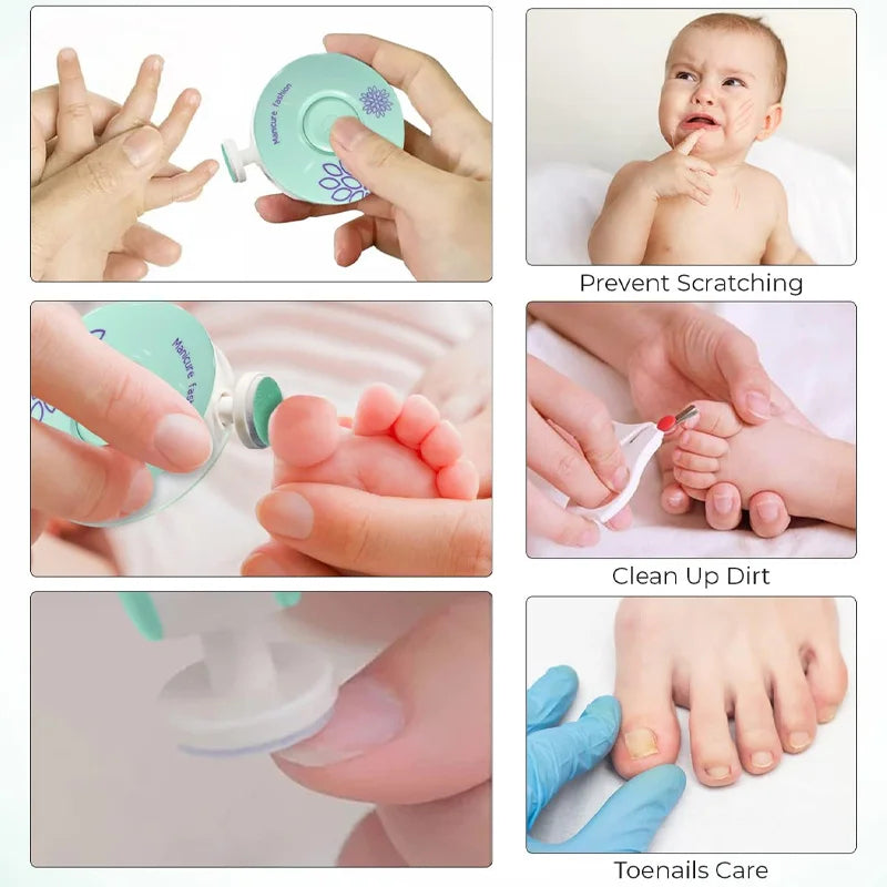 Lima de uñas eléctrica para bebé
